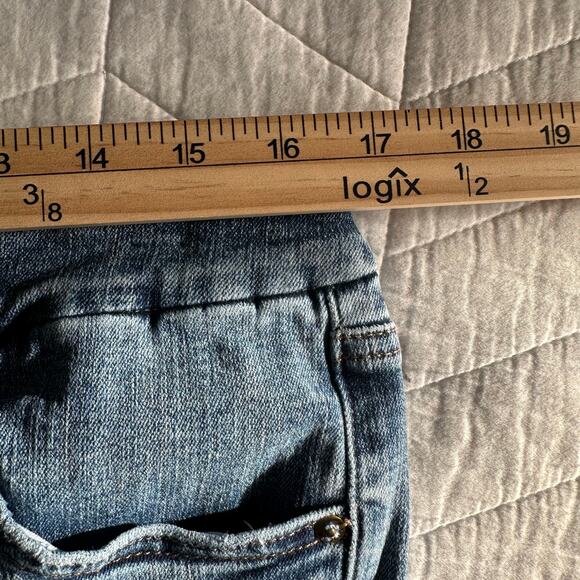 Express Women’s Skyscraper Mid Rise Hyper Stretch Slit Hem Jeans | Size Medium - Picture 13 of 15